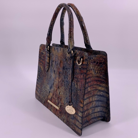 SOLD 10.18.20 BRAHMIN SMALL CAMILLE CEDAR SATCHEL - Picture 6 of 16